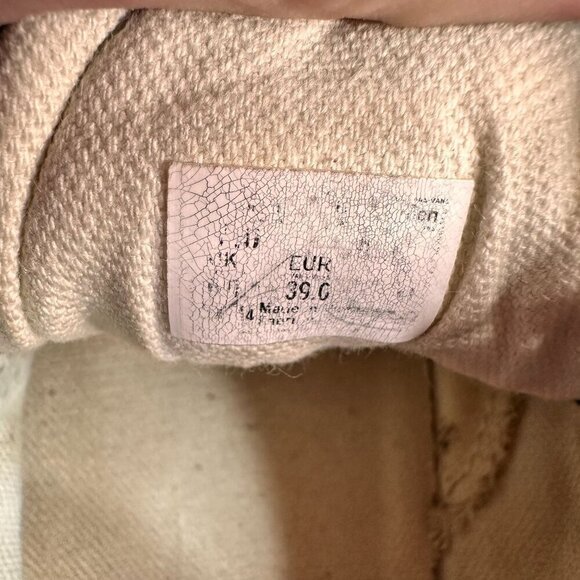 Vintage Vans Old Skool Flame Print Sneakers Women's 8 y2k skate cyber - Picture 8 of 11